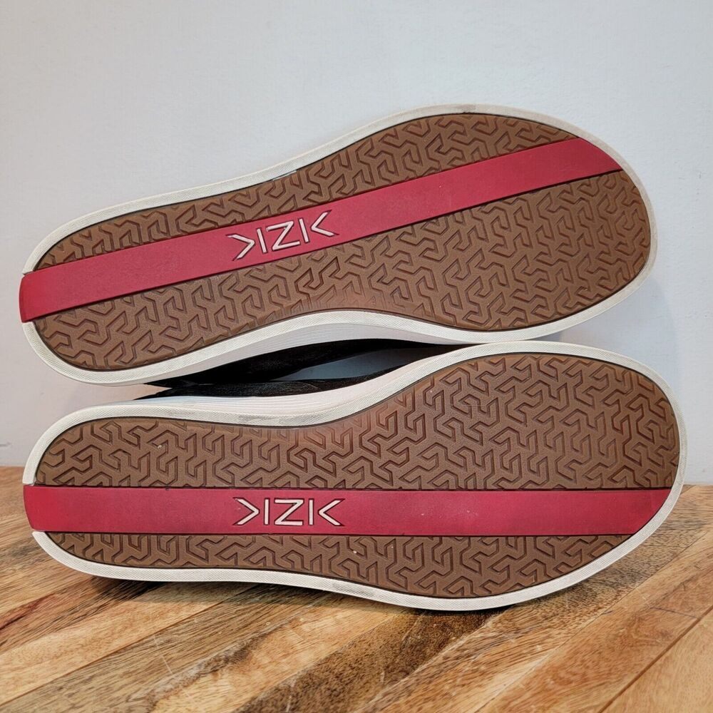 Kizik New York Court Brown Leather Sneakers Slip On Hands-Free Mens Size 7 M - Picture 9 of 9